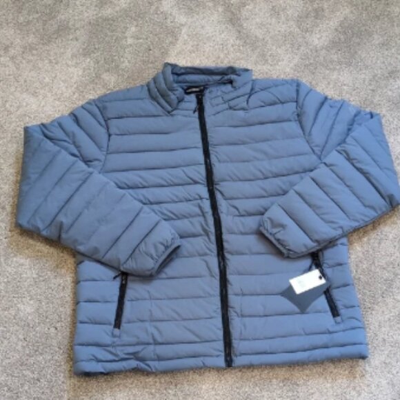 NWT Boulder Gear Men's XL Voyage Puffy Jacket Blue/Gray - Picture 1 of 11